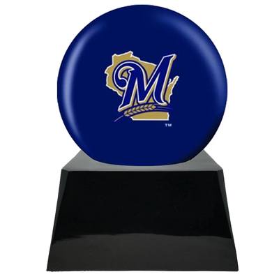 Milwaukee Brewers Baseball Sphere Cremation Urn