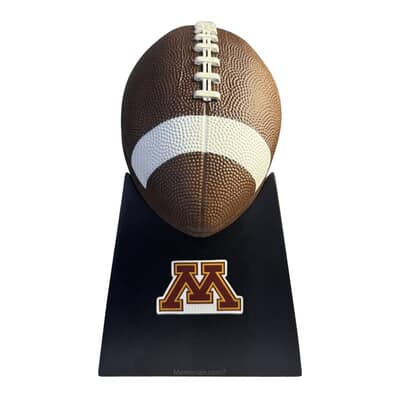 Minnesota Golden Gophers Football Cremation Urn