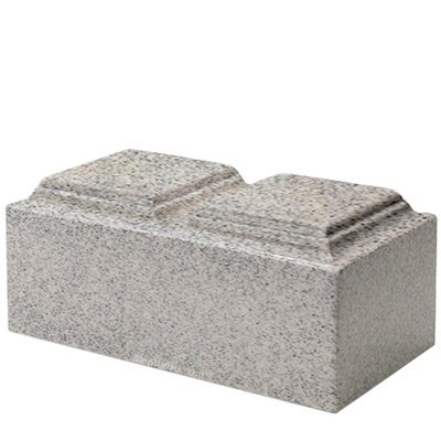 Mist Gray Granite Companion Cremation Urn