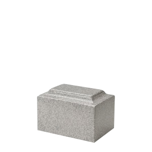Mist Gray Granite Keepsake Urn
