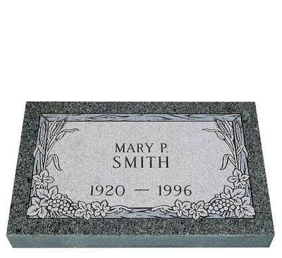 Moments Together Granite Grave Marker 24 x 14