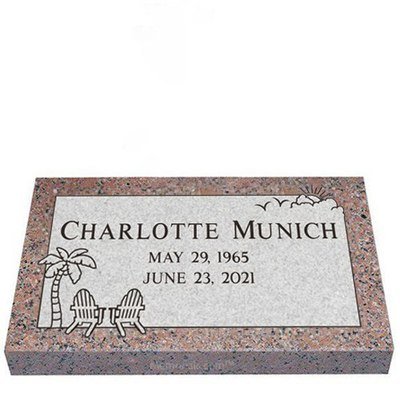 Moments Together Granite Grave Markers
