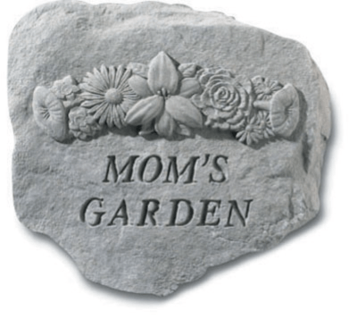 Moms Garden Flower Keepsake Rock