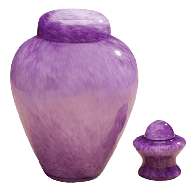 Moonlit Glass Cremation Urns