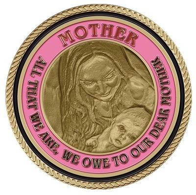 Mothers Gaze Large Medallion 