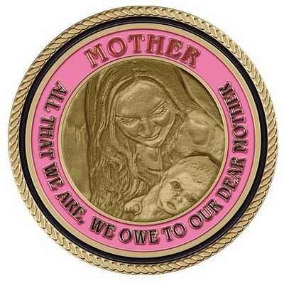 Mothers Gaze Large Medallion