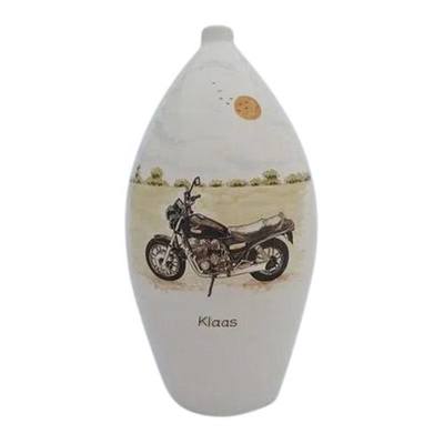 Motorcycle Ceramic Cremation Urn