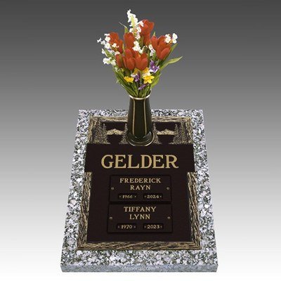 Mountain Pines Companion Bronze Grave Marker