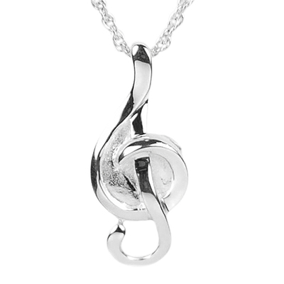 Musical Note Urn Necklace III