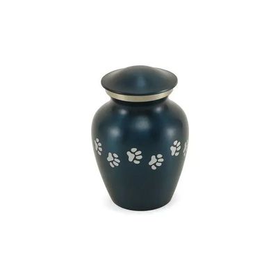 Small Mykonos Metal Pet Urn