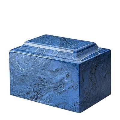 Mystic Blue Marble Medium Urn