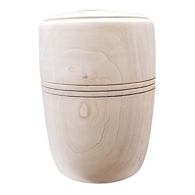 Natural Elm Wooden Cremation Urn