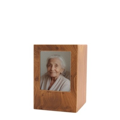 Natural Eternity Keepsake Photo Wood Urn