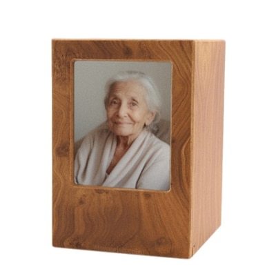 Natural Eternity Medium Photo Wood Urn