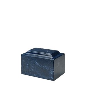 Navy Marble Keepsake Urn