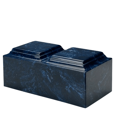 Navy Marble Companion Urn