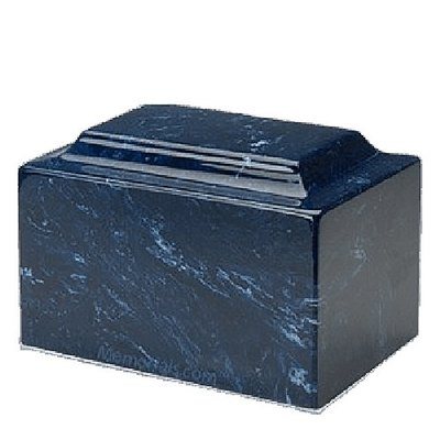 Navy Marble Individual Urn