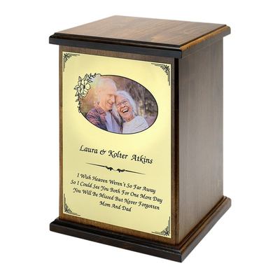 Never Forgotten Companion Photo Cremation Urn