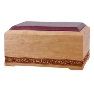 New Orleans Wood Cremation Urn