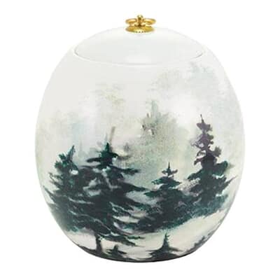Newfoundland Ceramic Cremation Urn