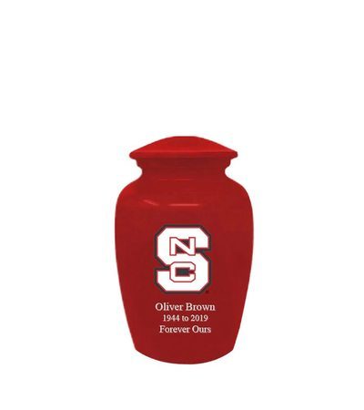 North Carolina State Wolfpack Red keepsake Urn