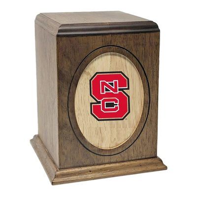 North Carolina State Wolfpack Wooden Urn