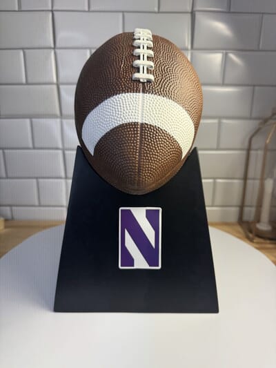 Northwestern Wildcats Football Cremation Urn