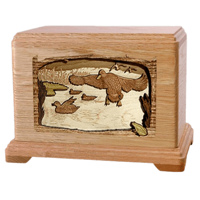 Marshland Melody Oak Hampton Cremation Urn