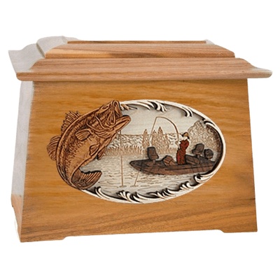 Catch of the Day Oak Aristocrat Cremation Urn