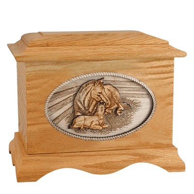 Daddys Love Oak Cremation Urn