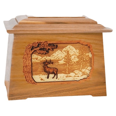 Elk Oak Aristocrat Cremation Urn