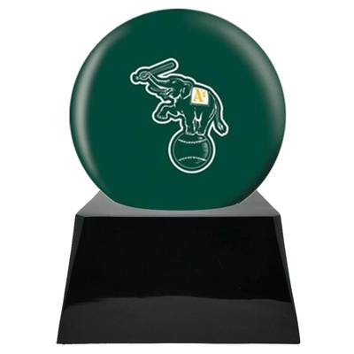 Oakland Athletics Baseball Sphere Cremation Urn