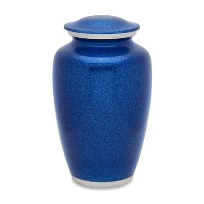 Ocean Blue Pearl Cremation Urn