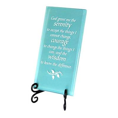 Ocean Blue The Serenity Prayer Plaque