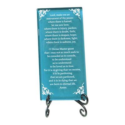 Ocean St. Francis Prayer Plaque