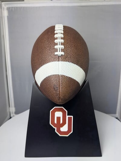 Oklahoma Sooners Football Cremation Urn