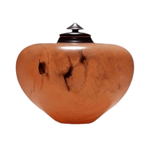 Lighthouse Orange Alabaster Cremation Urn