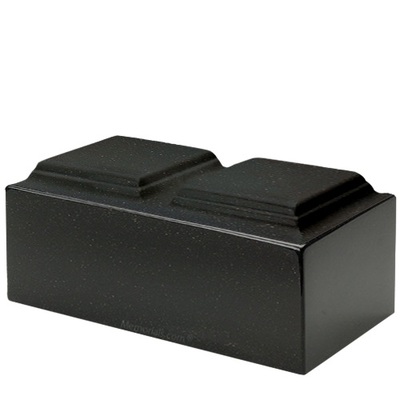 Orca Black Granite Companion Cremation Urn