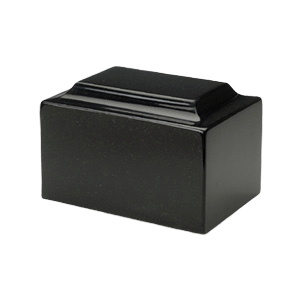 Orca Black Granite Medium Urn