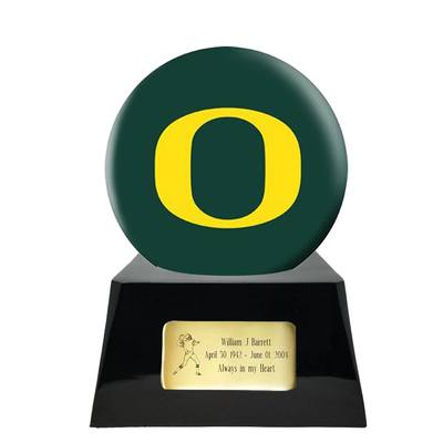 Oregon Ducks Team Sphere Cremation Urn