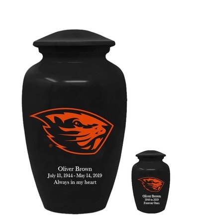 Oregon State Beavers Cremation Urns