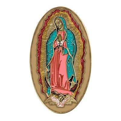 Our Lady of Guadalupe Aqua Medallion