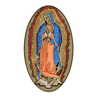 Our Lady of Guadalupe blue Medallion