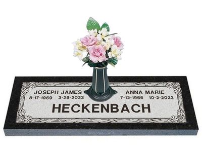 Our Time Together Companion Granite Headstone 36 x 12