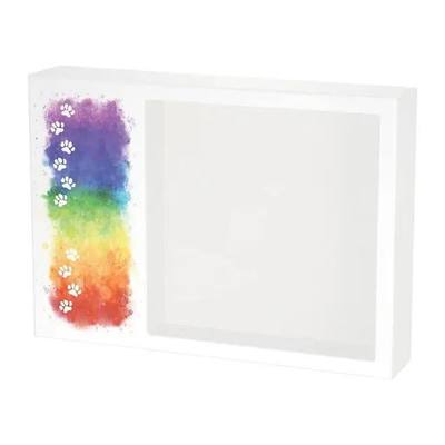 Over The Rainbow Pet Shadow Box Urn