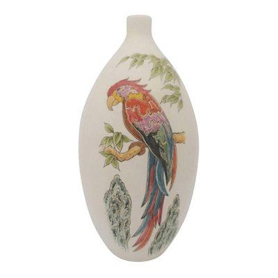 Parrot Ceramic Cremation Urn
