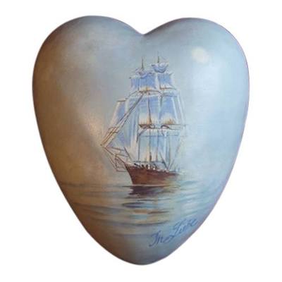Passage Heart Ceramic Urn