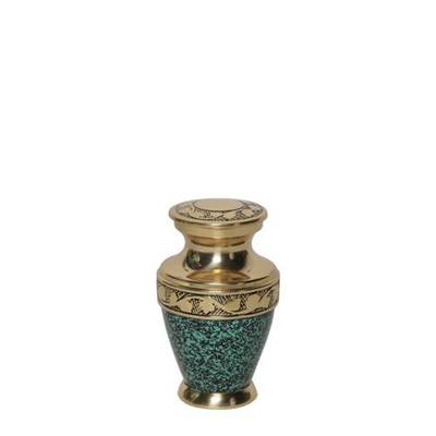 Patina Green Keepsake Cremation Urn