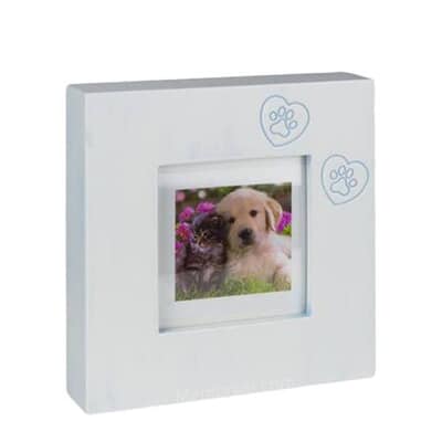 Paw Print Medium Photo Frame Cremation Urn