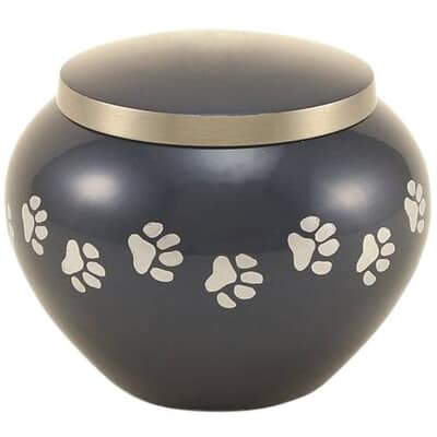 Paw Print Moonlight Pet Urns